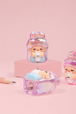 Ascutitoare Tochain, fetita iepuras, cristal, diverse culori